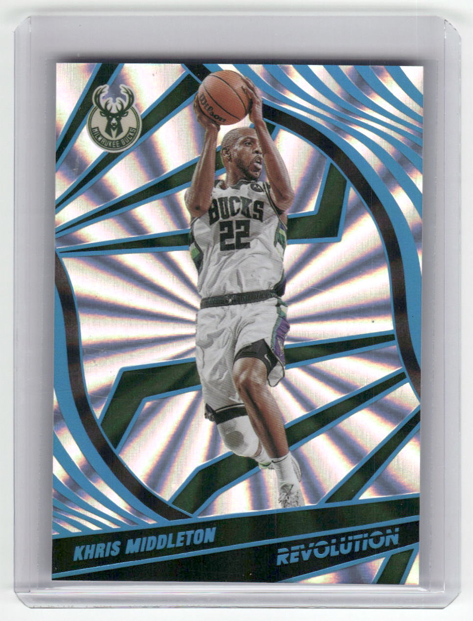 2021-22 KRIS MIDDLETON Sunburst 46/60 Revolution Bucks #24