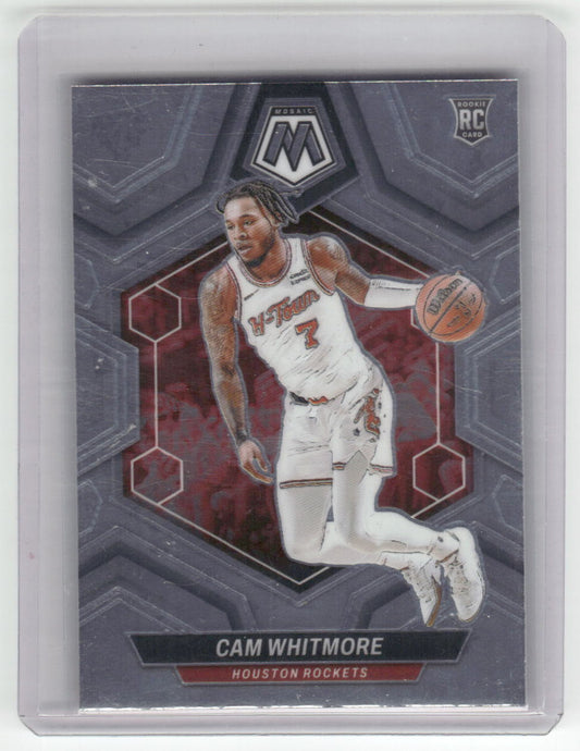 2023-24 CAM WHITMORE Rookie Base Mosaic Rockets #217