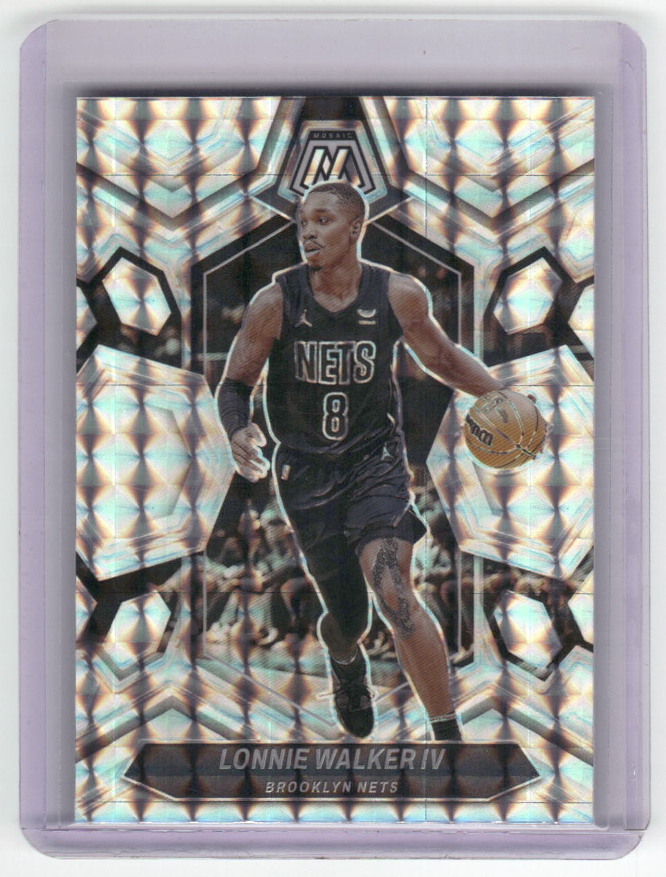 2023-24 LONNIE WALKER IV Prizm Mosaic Nets #178