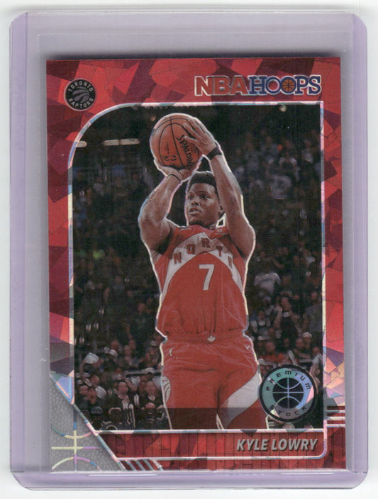 2019-20 KYLE LOWRY Red Cracked Ice Hoops Premium Raptors #181