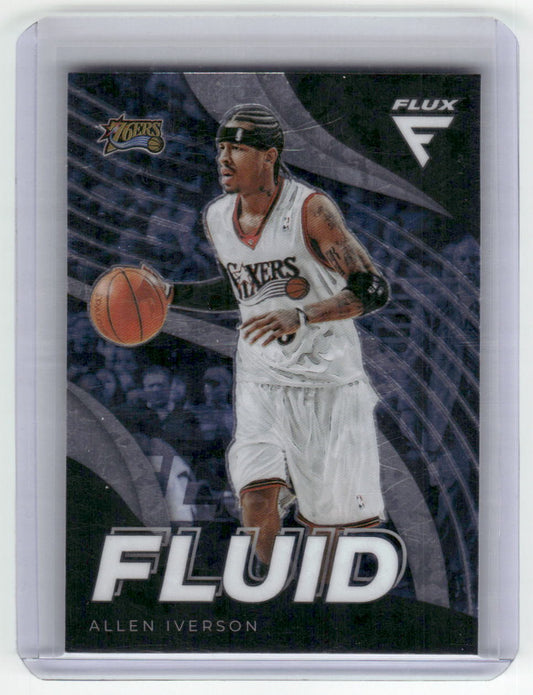 2022-23 ALLEN IVERSON Fluid Insert Flux 76ers #15