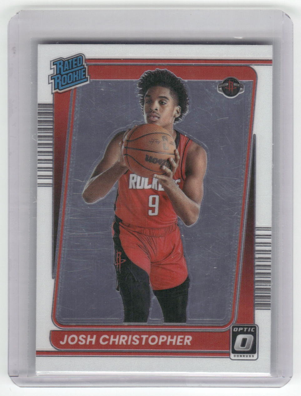 2021-22 JOSH CHRISTOPHER Rated Rookie Optic Rockets #200