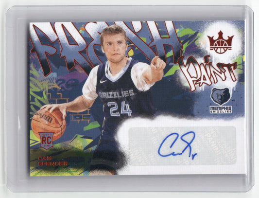 2024-25 CAM SPENCER Fresh Paint Amber 37/75 Court Kings FP-SPC