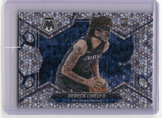 2023-24 DERECK LIVELY II Rookie Variation Fast Break Mosaic #248
