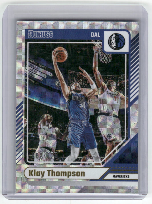 2024-25 KLAY THOMPSON Hyper 62/125 Mavericks Donruss #134