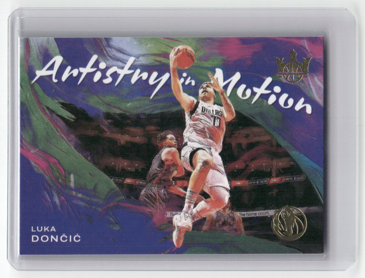 2021-22 LUKA DONCIC Artistry In Motion Court Kings Mavs #3