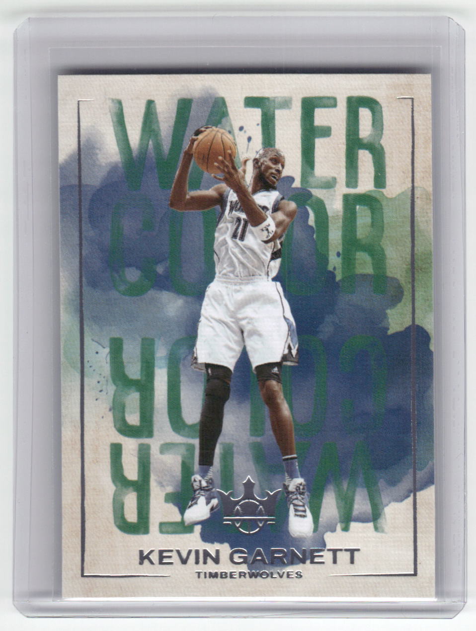 2024-25 KEVIN GARNETT Water Color Court Kings Timberwolves #23