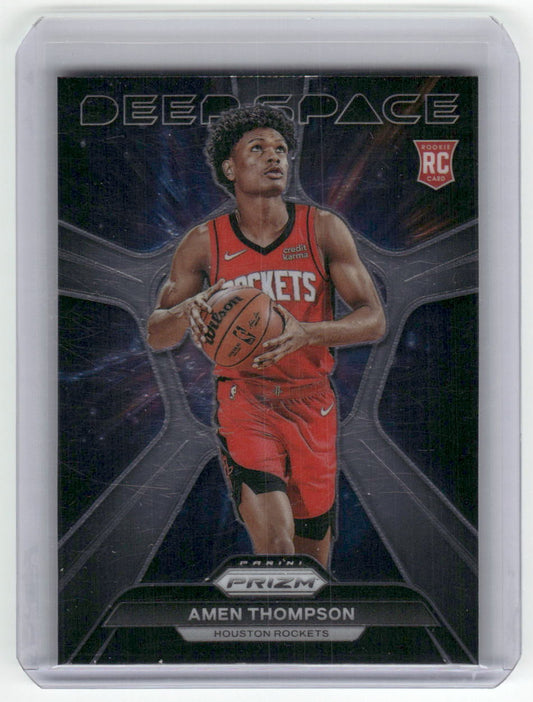 2023-24 AMEN THOMPSON Rookie Deep Space Prizm Rockets #4