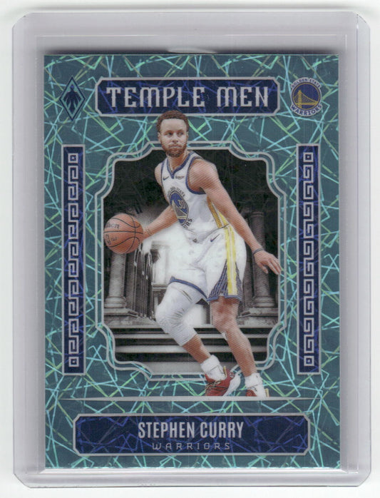 2023-24 STEPH CURRY Temple Men Teal Laser Phoenix Warriors #16