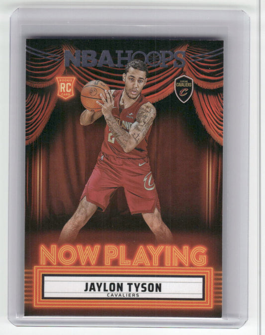 2024-25 JAYLON TYSON Rookie Now Playing Hoops Cavaliers #26