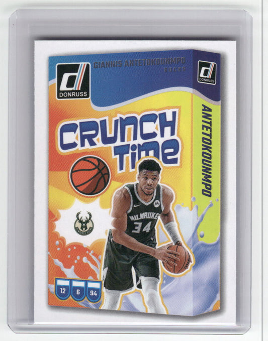 2024-25 GIANNIS ANTETOKOUNMPO Crunch Time Donruss Bucks #12