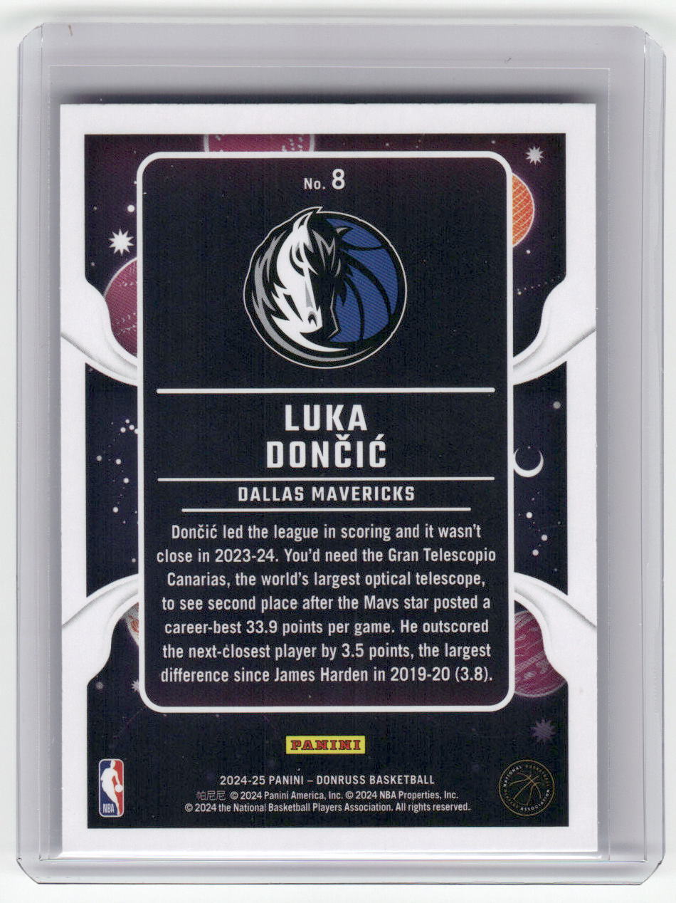 2024-25 Luka Doncic Zero Gravity Insert Donruss Mavericks #8