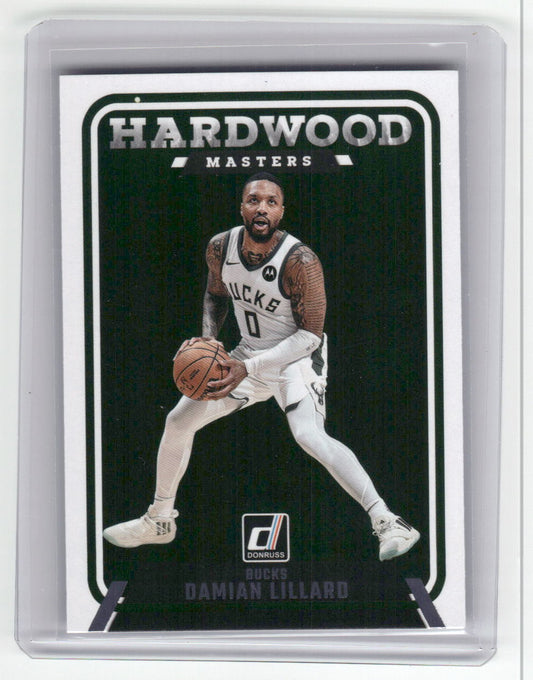 2024-25 DAMIAN LILLARD Hardwood Masters Donruss Bucks #14