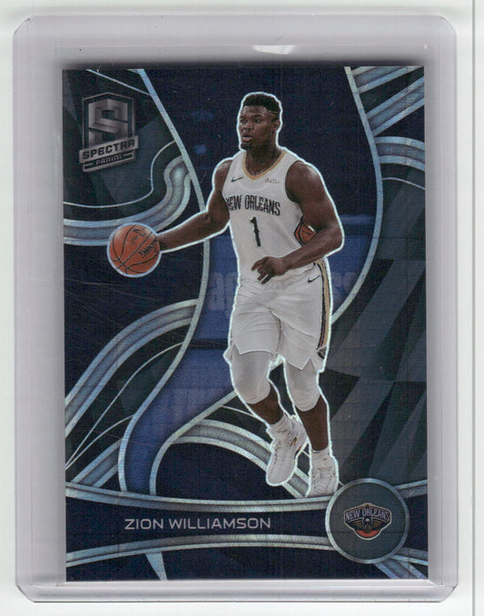 2021-21 ZION WILLIAMSON Black White Asia Spectra Tmall Pelicans #8