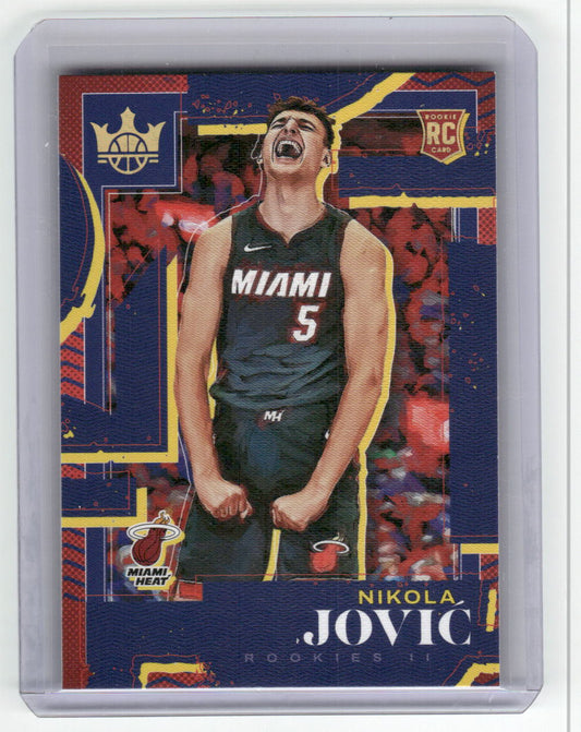 2022-23 NIKOLA JOVIC Rookie Level II Court Kings Heat #133