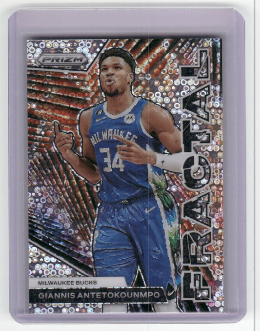 2023-24 GIANNNIS ANTETOKOUNMPO Fractal Prizm Fast Break #4