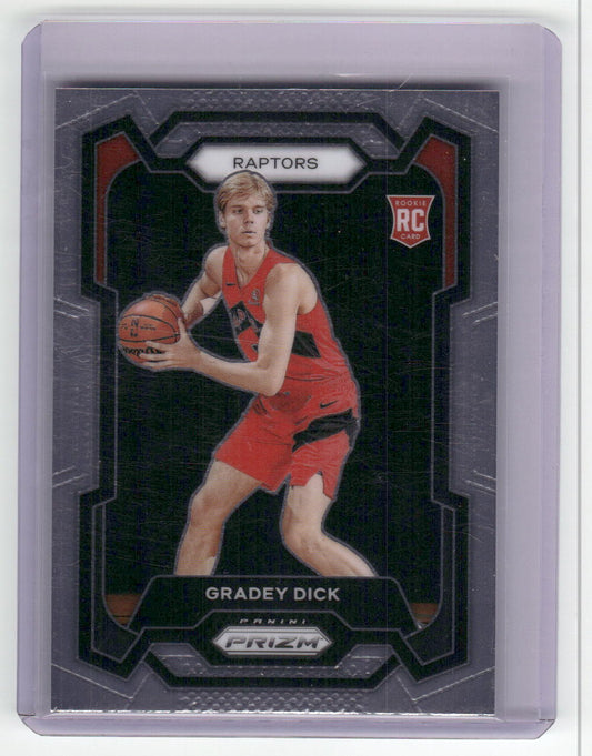 2023-24 GRADEY DICK Rookie Prizm Raptors #134