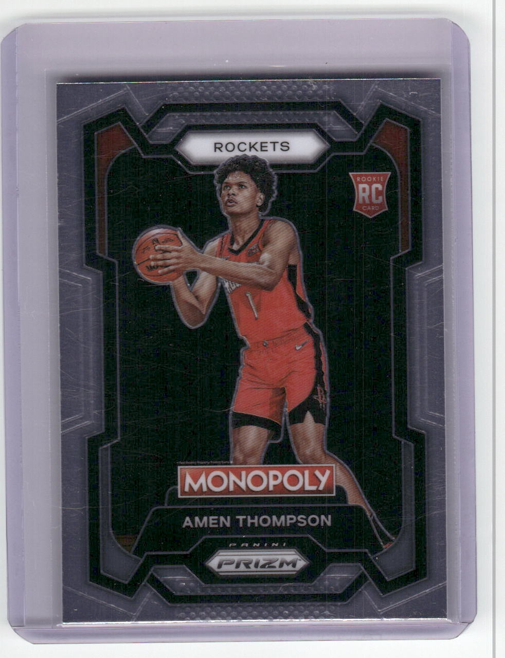 2023-24 AMEN THOMPSON Monopoly Rookie Prizm Rockets #33