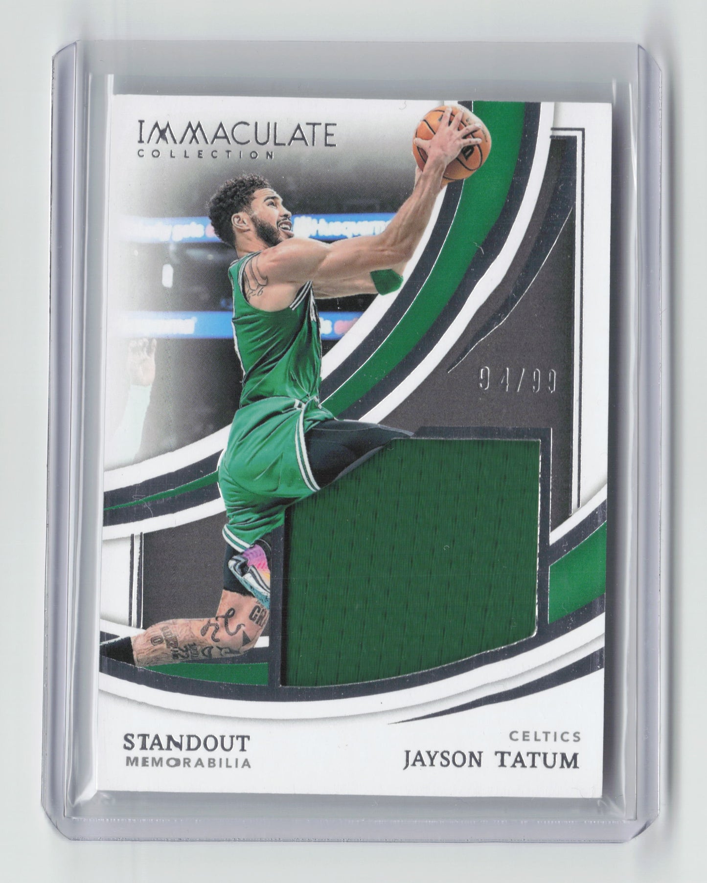 2021-22 JAYSON TATUM Game Worn Patch 94/99 Immaculate Celtics