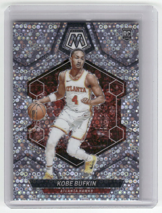 2023-24 KOBE BUFKIN Rookie Silver Disco Mosaic Hawks #201