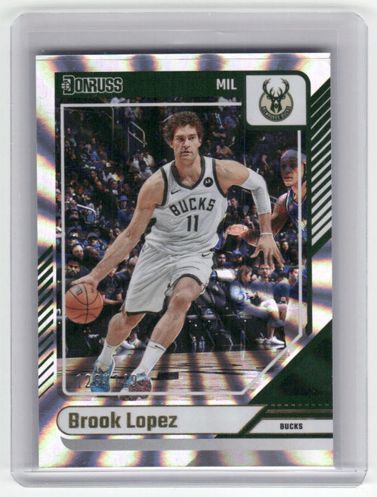 2024-25 BROOK LOPEZ Silver Laser 126/149 Bucks #73