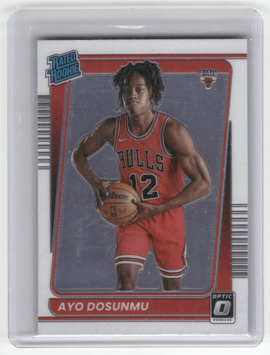 2021-2022 AYO DOSUNMU Rated Rookie Optic Bulls #171