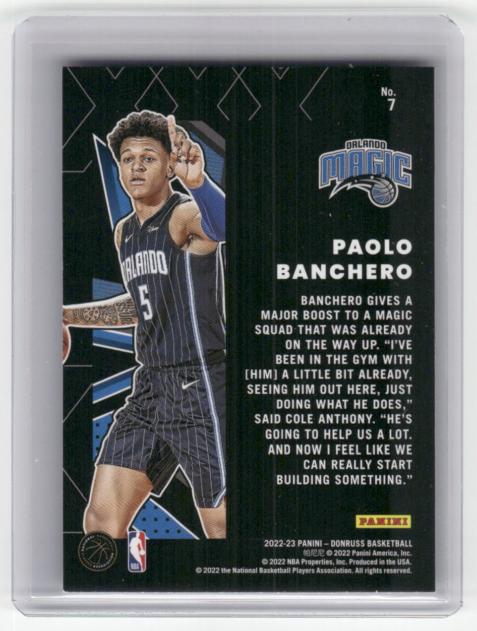 2022-2023 PAOLO BANCHERO X-PECTATIONS Donruss Magic #7