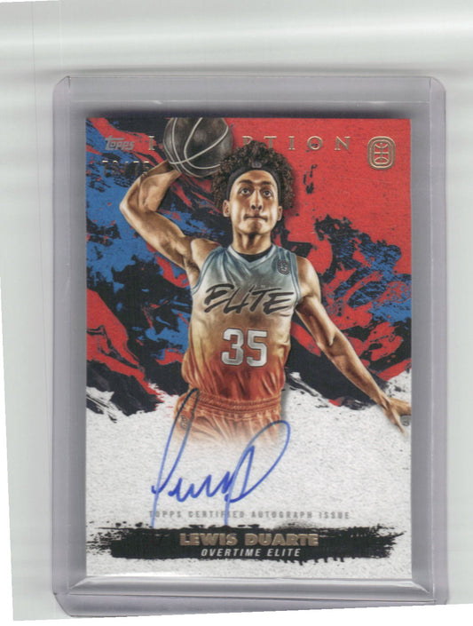 2021-2022 LEWIS DUARTE Inception Auto 73/75 Topps IA-LD1
