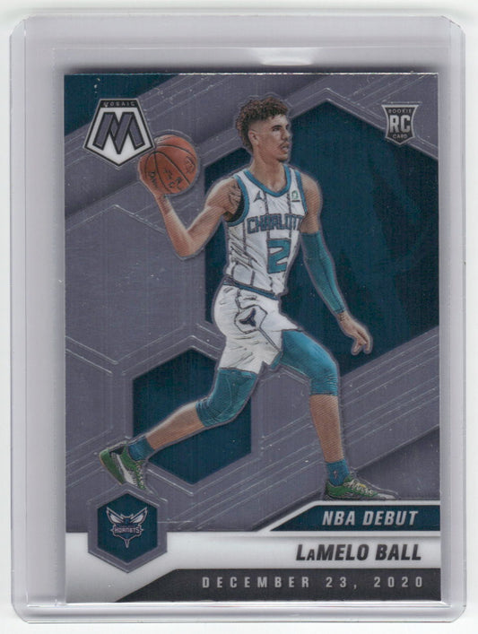 2020-21 LAMELO BALL Rookie Base Mosaic Hornets #262
