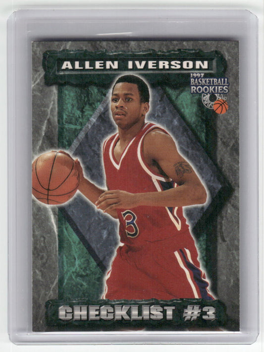 1996-97 ALLEN IVERSON Rookie The Score Board Checklist Rookies #88