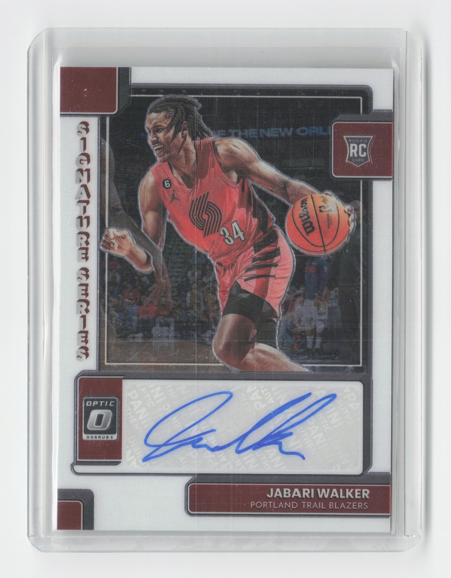 2023-24 JABARI WALKER Signature Series RC Optic Blazers #SS-JBW