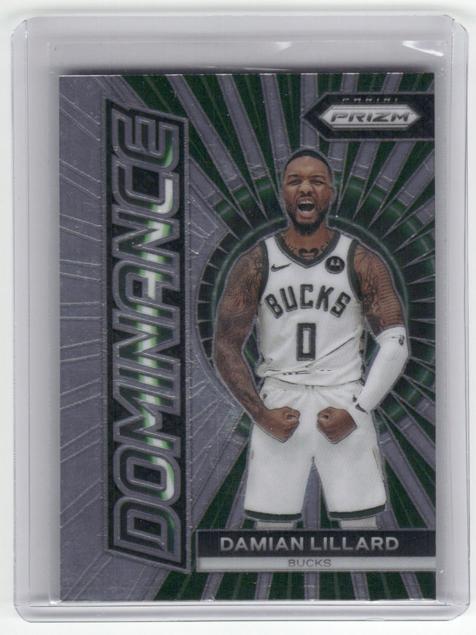 2023-24 DAMIEN LILLARD Dominance Prizm Buck #4