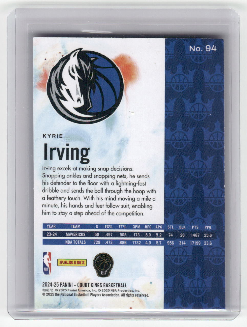 2024-25 KYRIE IRVING Court Kings Red Court Kings #94
