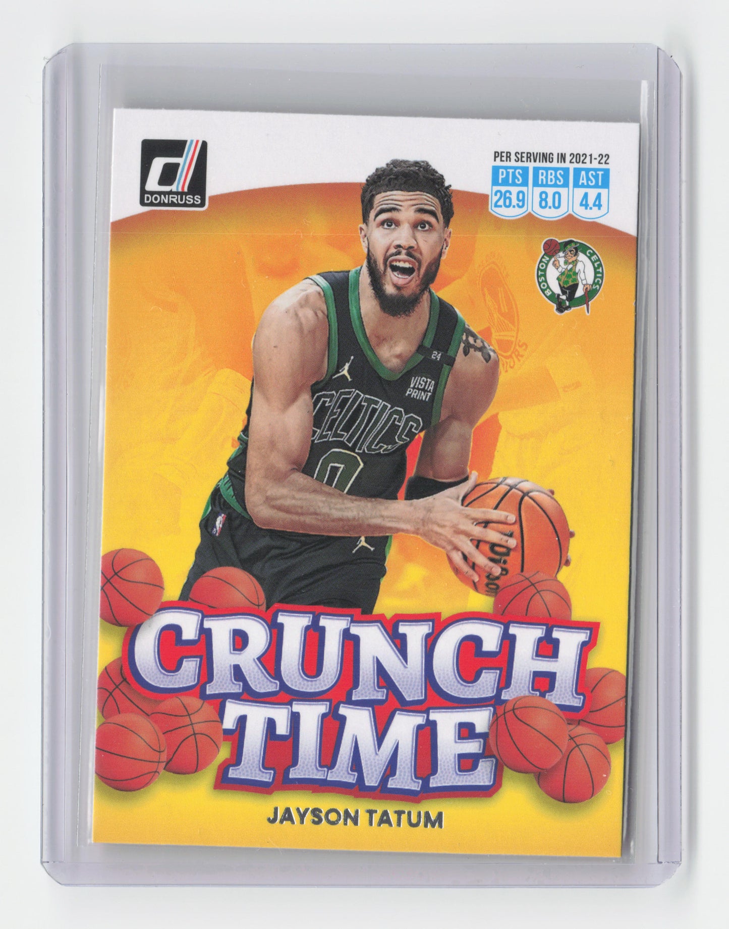 2023-24 JAYSON TATUM Crunch Time Donruss Celtics #8