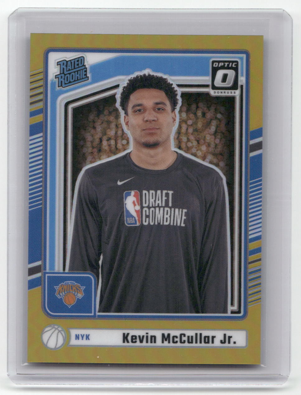 2024-25 KEVIN McCULLAR JR. Gold Rated Rookie 6/10 Donruss Knicks #248
