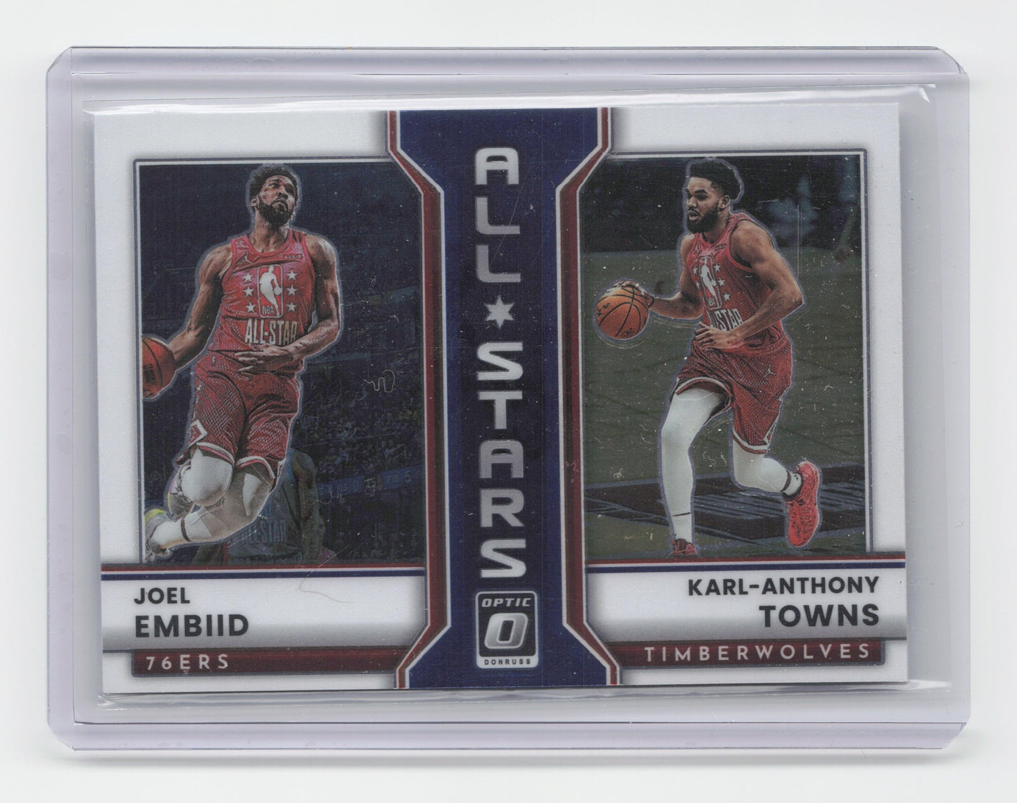 2022-23 JOEL EMBIID / KARL-ANTHONY TOWNS All-Stars Optic #9