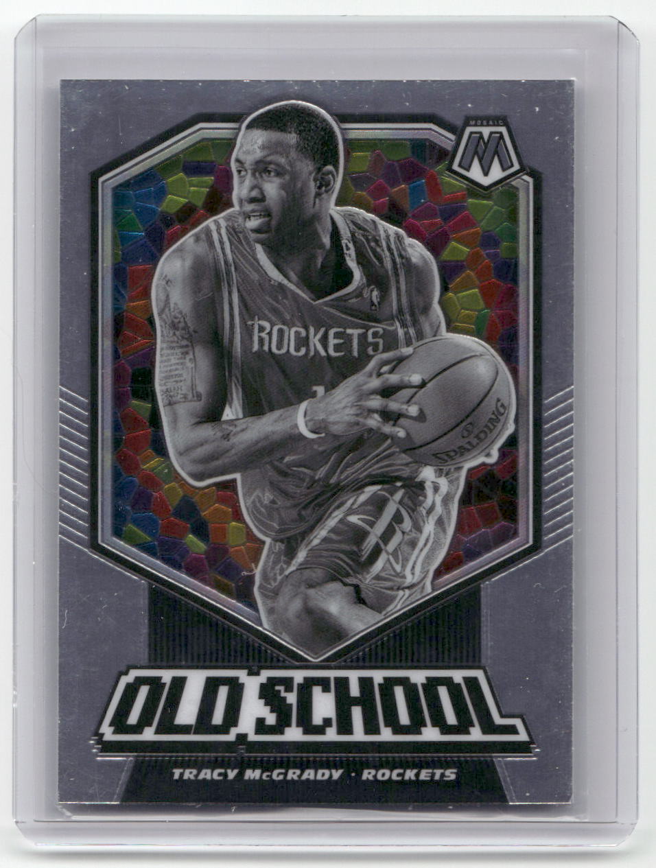 2019-20 TRACY McGRADY Old School Mosaic Rockets #19
