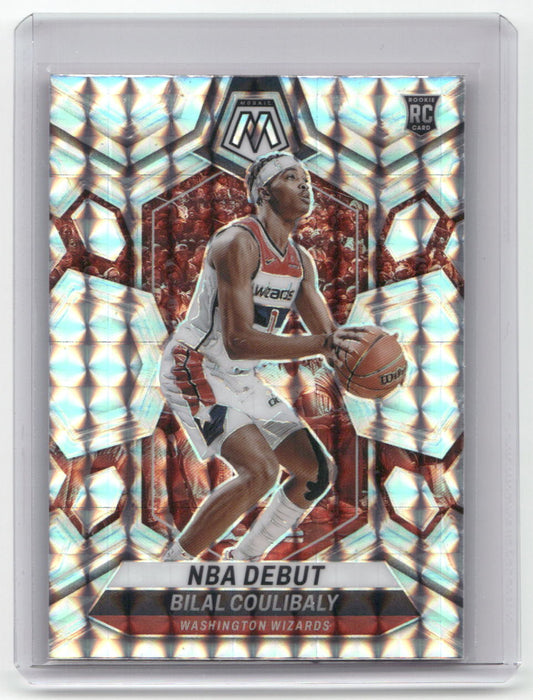 2023-24 BILAL COULIBALY NBA Debut Silver Mosaic Wizards #268