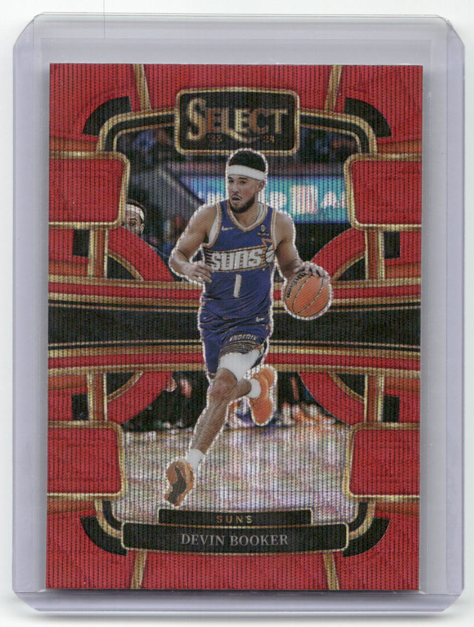 2023-24 DEVIN BOOKER Red Wave Select Suns #58