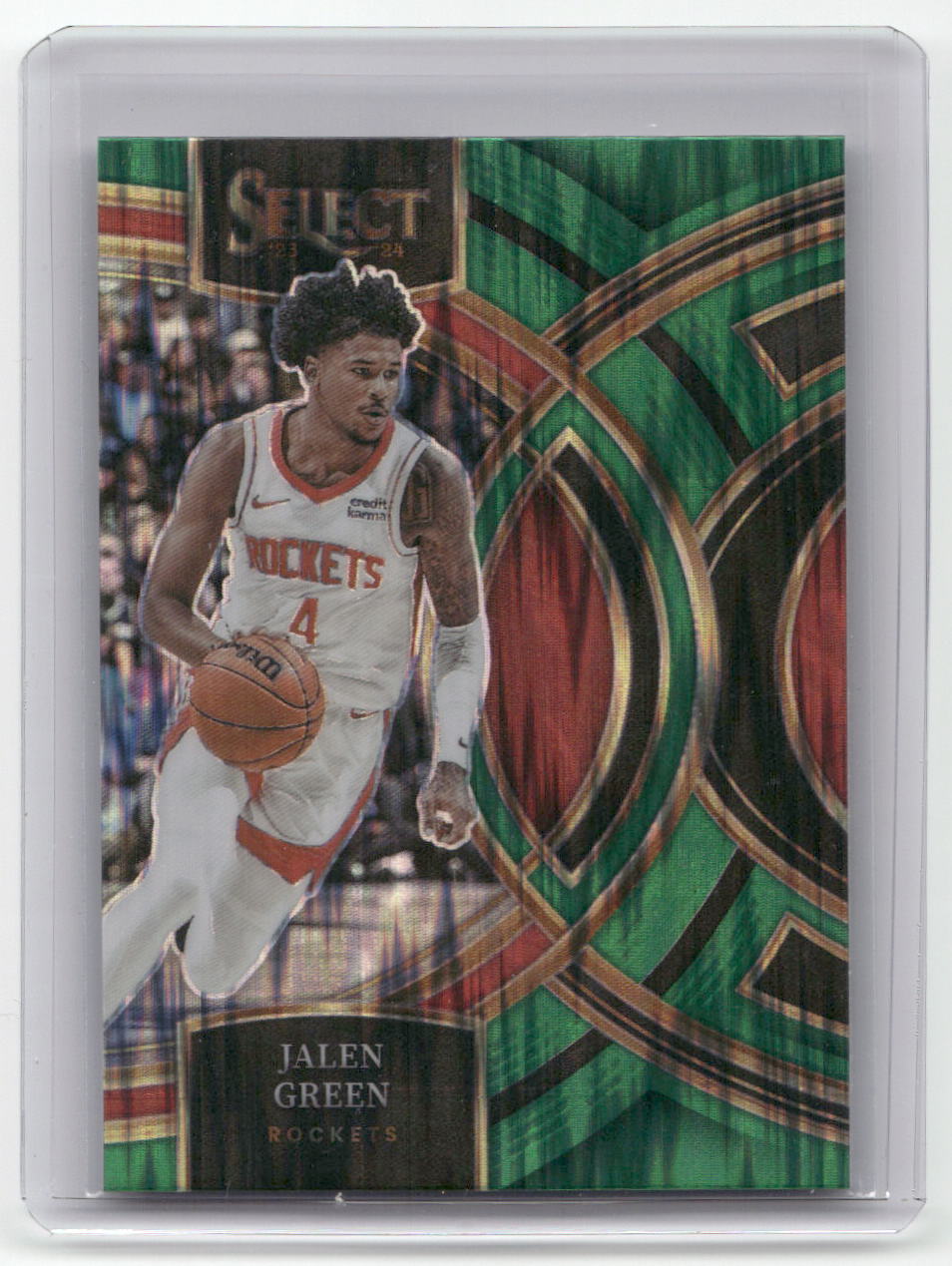2023-24 JALEN GREEN Green Shock Premier Level Select Rockets #159