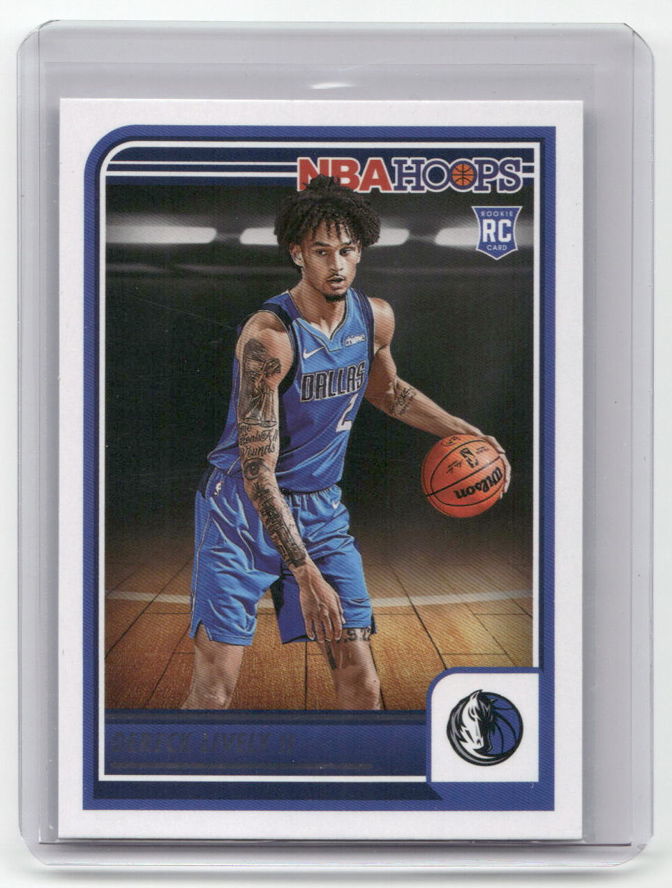2023-24 DERICK LIVELY II Rookie Hoops Mavericks #241
