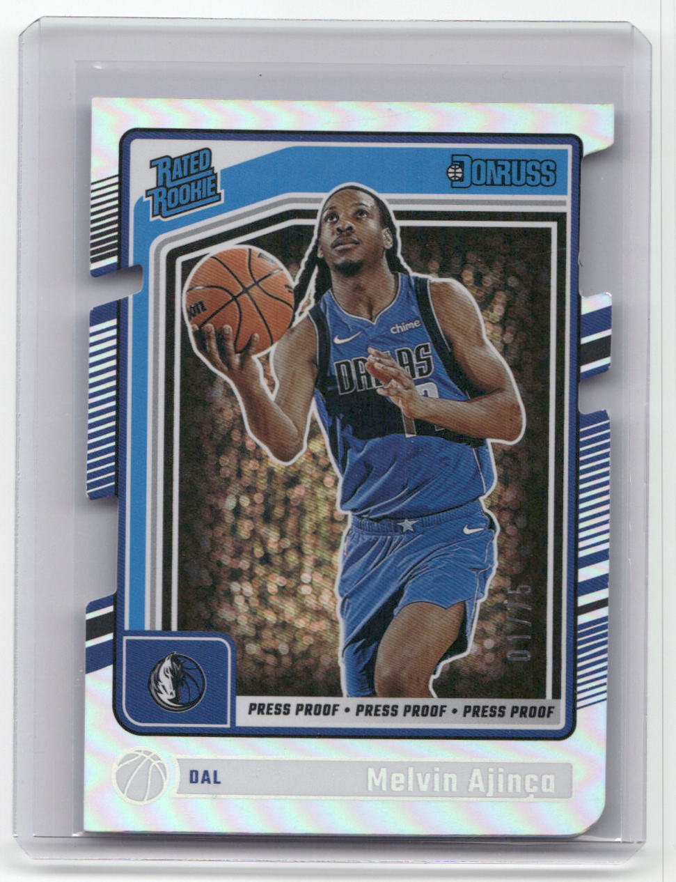 2024-25 MELVIN AJINCA Silver Rated Rookie Die Cut 1/75 Donruss #238