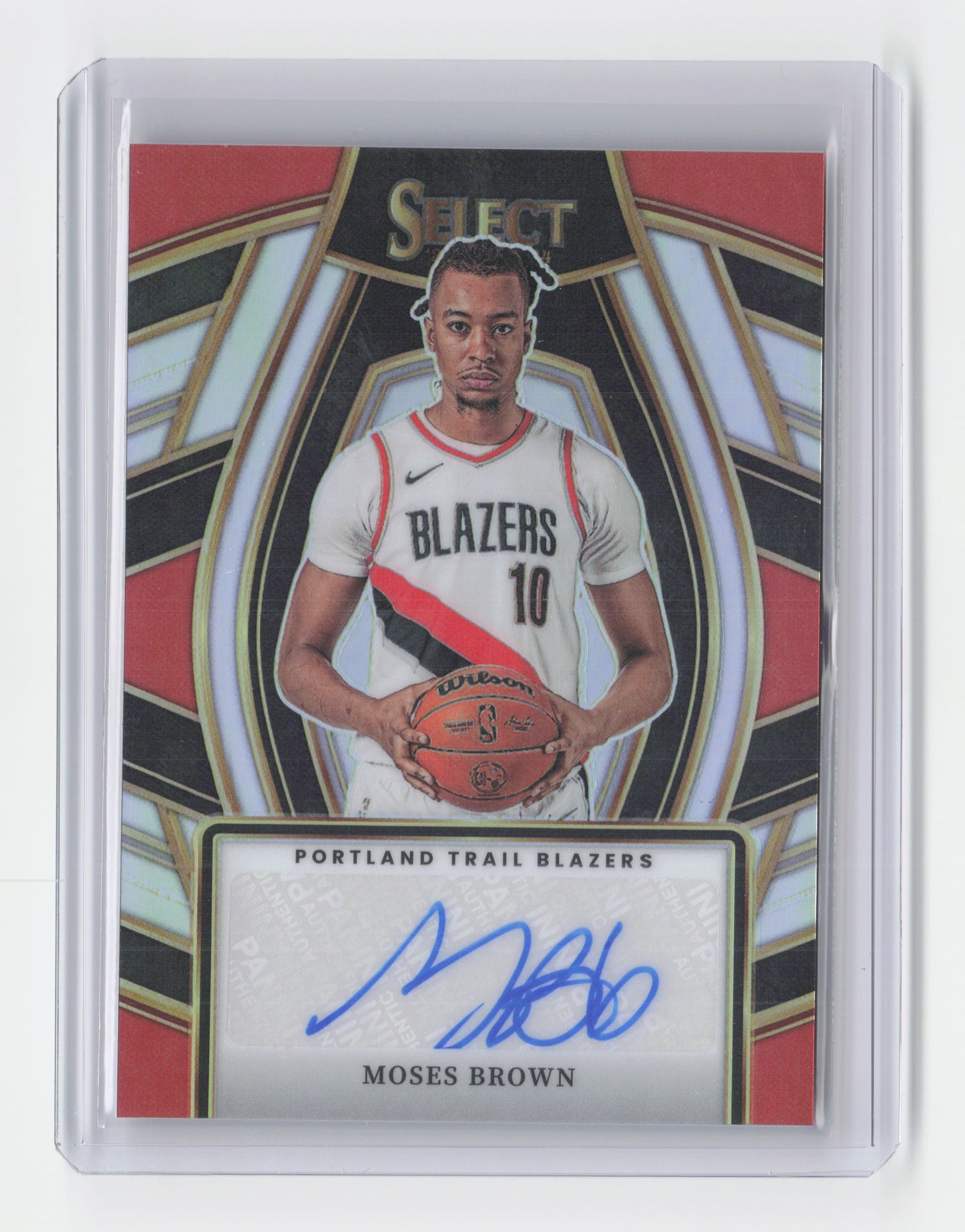 2023-24 MOSES BROWN Silver Autograph Select Blazers #SSS-MBP