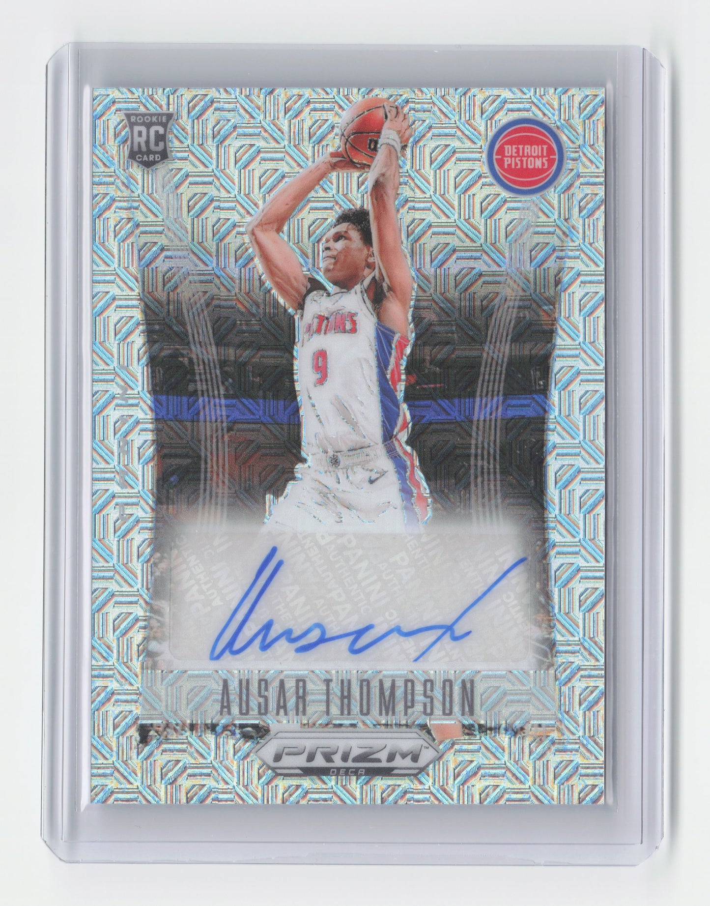2023-24 AUSAR THOMPSON Mojo RC Autograph 01/25 SSP Deca Pistons #DS-AUS