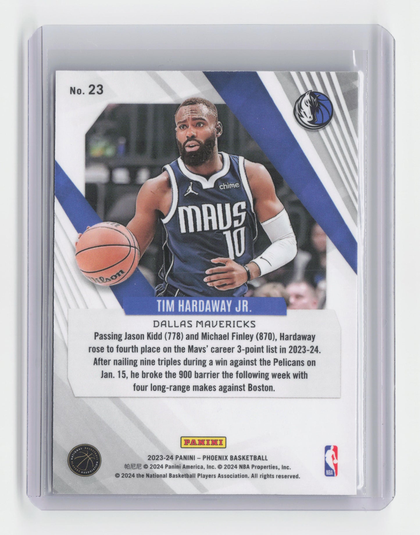 2023-24 TIM HARDAWAY JR. Colour Burst SP - Phoenix - Mavericks #23