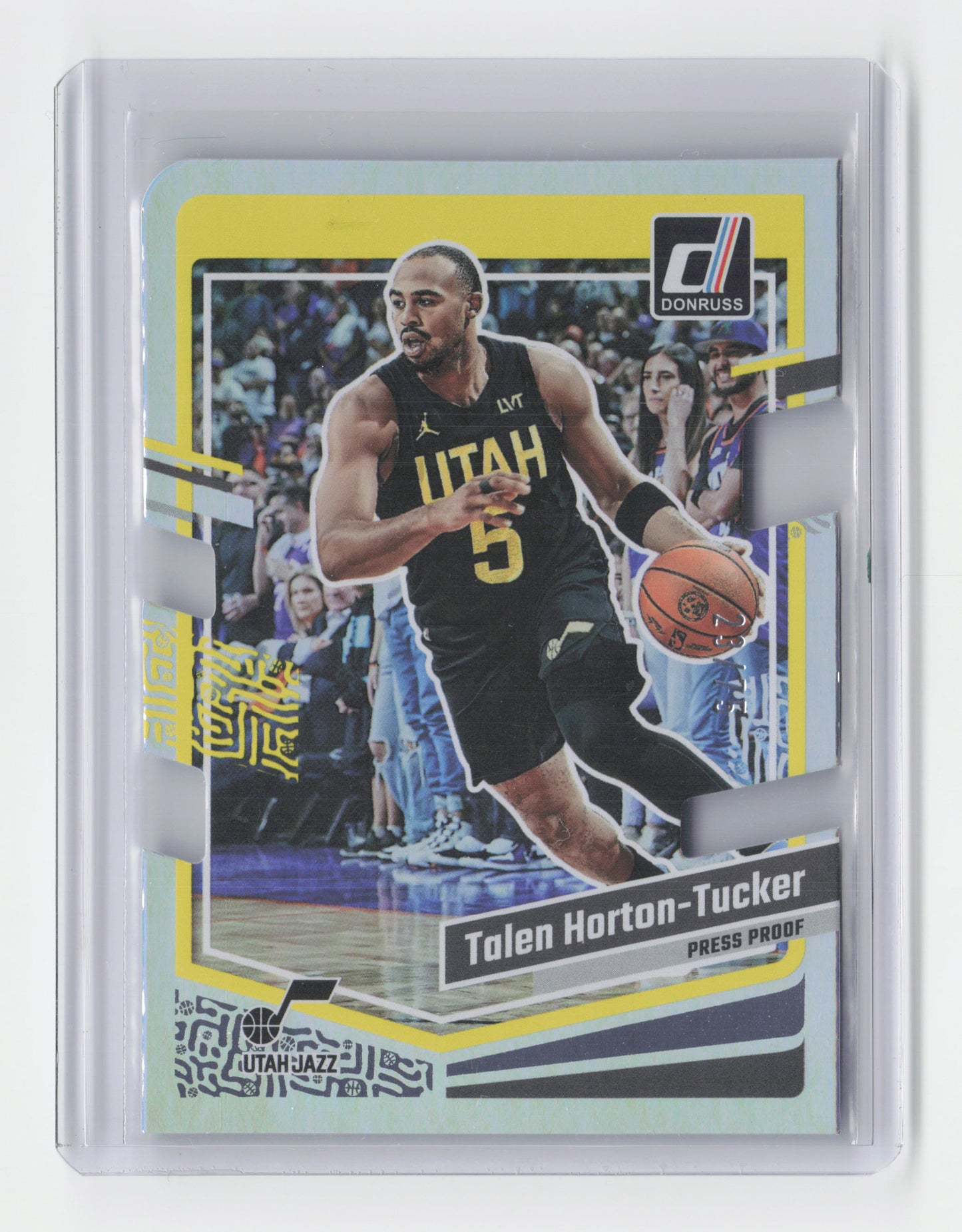 2023-24 TALEN HORTON-TUCKER Silver Die Cut 23/75 - Donruss - Jazz #49