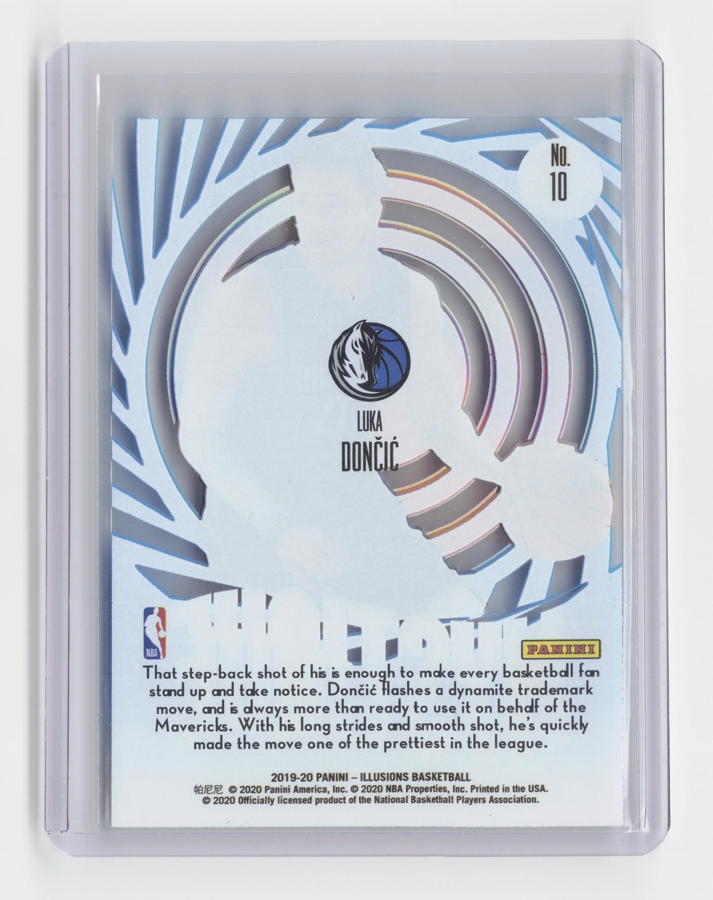 2019-20 LUKA DONCIC Mystique Acetate Illusions Mavericks #10