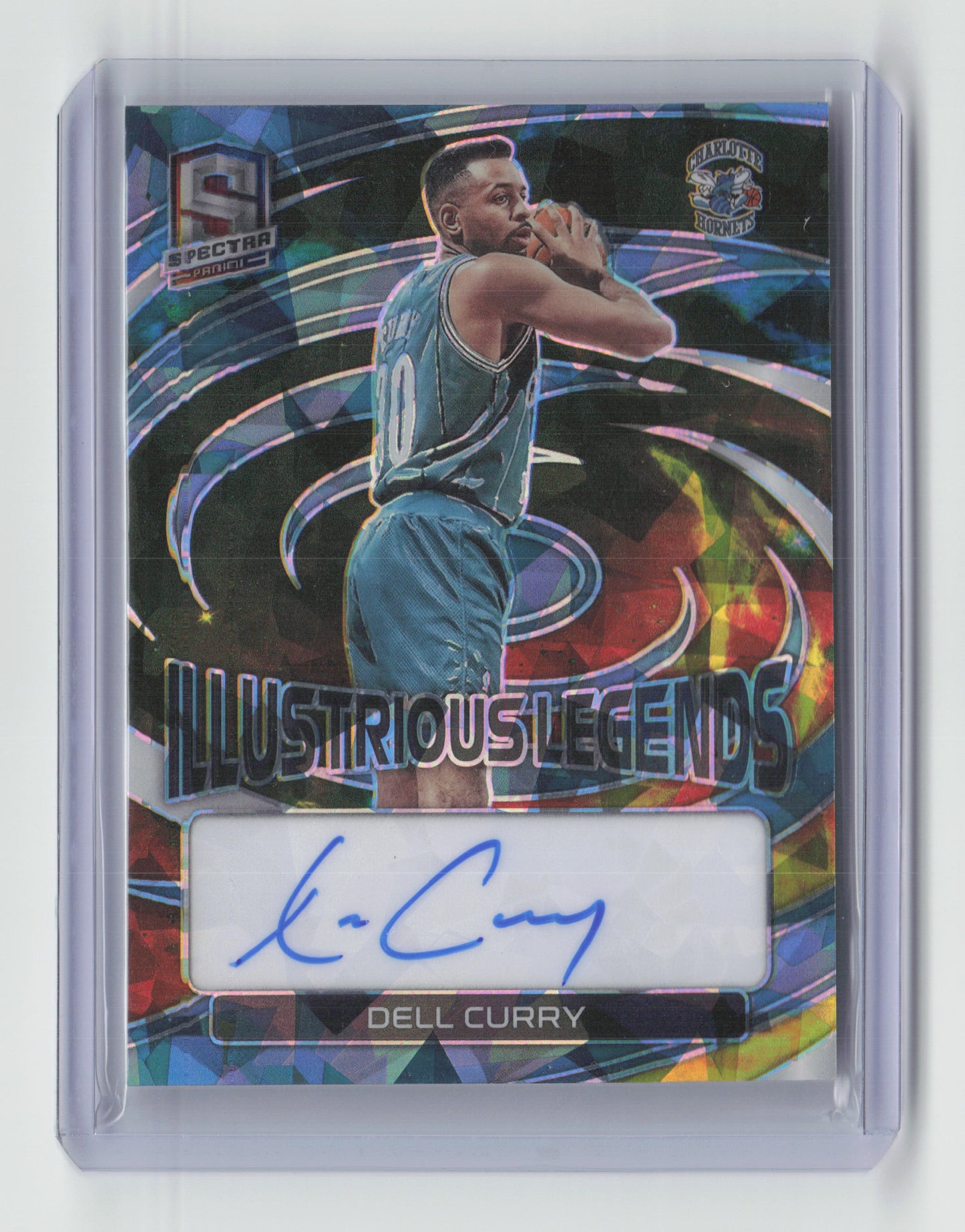 2022-23 DELL CURRY Illustrious Legends Astral 32/49 Spectra Hornets #ILS-DCY