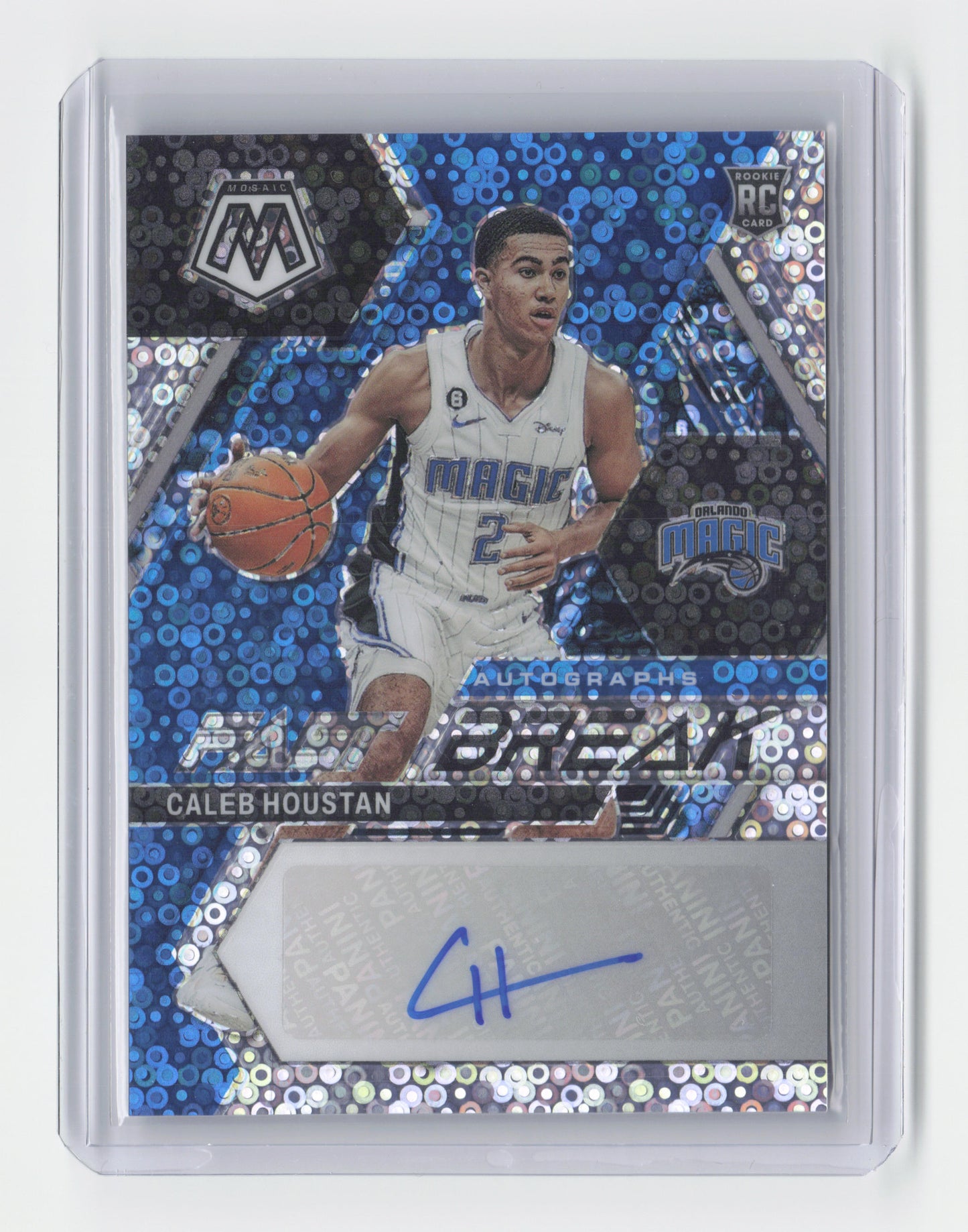 2022-23 CALEB HOUSTAN Fast Break RC Autograph Mosaic Magic #FB-HOU