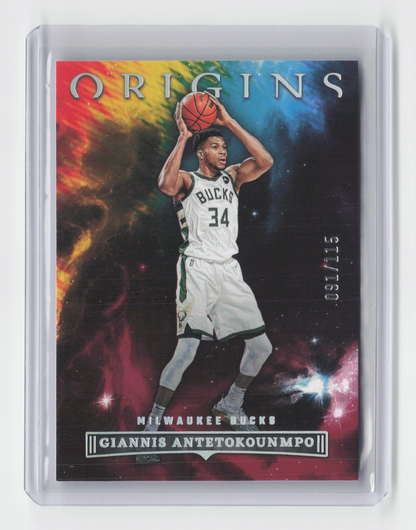 2022-23 GIANNIS ANTETOKOUNMPO Red 091/115 Origins Bucks #3